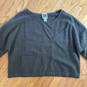Prairie Underground Cropped Stripe Cotton Top